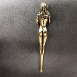 Maxbell Portable Earwax Remover Ear Care Tool Earwax Goddess Figurine Metal Style C