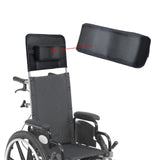 Maxbell Wheelchair Headrest Support Fastener Backrest for Seat Width 40cm-50cm mesh headrest
