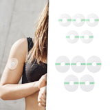Maxbell 5 Pieces Adhesive Patches Waterproof Precut Sensor Cover for Running Cycling Round