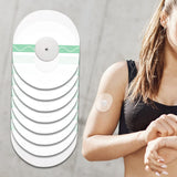 Maxbell 5 Pieces Adhesive Patches Waterproof Precut Sensor Cover for Running Cycling Round