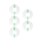 Maxbell 5 Pieces Adhesive Patches Waterproof Precut Sensor Cover for Running Cycling Round