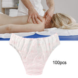 Maxbell 100x Briefs Adjustable Breathable Single Layer Handy for Salon Hotel SPA With flower