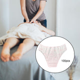 Maxbell 100x Briefs Adjustable Breathable Single Layer Handy for Salon Hotel SPA With flower