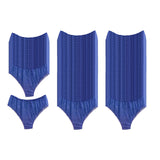 Maxbell 100x Briefs Adjustable Breathable Single Layer Handy for Salon Hotel SPA Blue