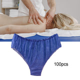 Maxbell 100x Briefs Adjustable Breathable Single Layer Handy for Salon Hotel SPA Blue