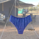 Maxbell 100x Briefs Adjustable Breathable Single Layer Handy for Salon Hotel SPA Blue