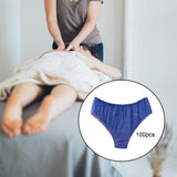 Maxbell 100x Briefs Adjustable Breathable Single Layer Handy for Salon Hotel SPA Blue