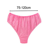 Maxbell 100x Briefs Adjustable Breathable Single Layer Handy for Salon Hotel SPA Pink