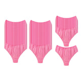 Maxbell 100x Briefs Adjustable Breathable Single Layer Handy for Salon Hotel SPA Pink