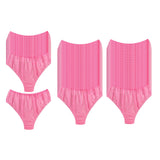 Maxbell 100x Briefs Adjustable Breathable Single Layer Handy for Salon Hotel SPA Pink