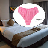 Maxbell 100x Briefs Adjustable Breathable Single Layer Handy for Salon Hotel SPA Pink