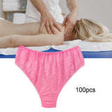 Maxbell 100x Briefs Adjustable Breathable Single Layer Handy for Salon Hotel SPA Pink