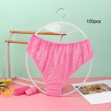 Maxbell 100x Briefs Adjustable Breathable Single Layer Handy for Salon Hotel SPA Pink