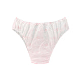 Maxbell 30x Disposable Underwear Panties Handy Elastic Waistband for Hotel Travel With flower