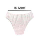 Maxbell 30x Disposable Underwear Panties Handy Elastic Waistband for Hotel Travel With flower