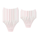 Maxbell 30x Disposable Underwear Panties Handy Elastic Waistband for Hotel Travel With flower