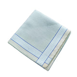 Maxbell 3Pcs Pocket Squares Hankies Breathable Cotton for Gentlemen Wedding Travel