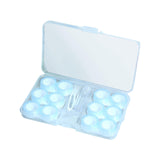 Maxbell Travel 6 Pairs Contact Lens Case Set Keeping Contact Lens Clean and Clear Blue
