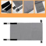 Maxbell Kids Airplane Footrest Heavy Duty Leg Rest for Most Airplane Seats Grey