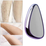 Maxbell Hair Removal Tool for Men and Women Reusable Drop Shape Upgraded Gentle Purple