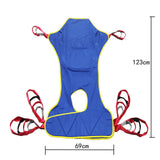 Maxbell Patient Lift Sling Solid Fabric Easy Transfer for Toileting Elderly Adults Under 150kg