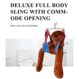 Maxbell Patient Lift Sling Solid Fabric Easy Transfer for Toileting Elderly Adults Under 150kg