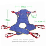 Maxbell Patient Lift Sling Solid Fabric Easy Transfer for Toileting Elderly Adults Under 150kg