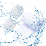 Maxbell 3x SPA Headband Face Washing Headband Wristbands Towel Band Washband White