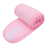 Maxbell 3x SPA Headband Face Washing Headband Wristbands Towel Band Washband Pink