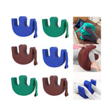 Maxbell PU Leather Elderly Turning Device Invisible Zipper Lifting and Transfer Care Sponge Blue