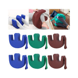 Maxbell PU Leather Elderly Turning Device Invisible Zipper Lifting and Transfer Care Sponge Blue