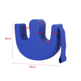 Maxbell PU Leather Elderly Turning Device Invisible Zipper Lifting and Transfer Care Fiber Cloth Blue