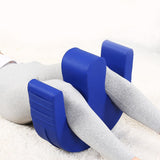 Maxbell PU Leather Elderly Turning Device Invisible Zipper Lifting and Transfer Care Fiber Cloth Blue