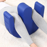 Maxbell PU Leather Elderly Turning Device Invisible Zipper Lifting and Transfer Care Fiber Cloth Blue