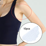 Maxbell 10 Pieces Disposable Underarm Sweat Pads Armpit Sweat Pads for Women and Men