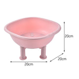 Maxbell Sitz Bath Portable Hip Wash Basin Nonslip Avoid Squatting Sitz Bath Soak Tub Pink