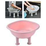 Maxbell Sitz Bath Portable Hip Wash Basin Nonslip Avoid Squatting Sitz Bath Soak Tub Pink