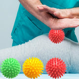 Maxbell 3 Pieces Spike Massage Balls Spiked Massager Rollers for Shoulder Back Feet Style F