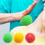 Maxbell 3 Pieces Spike Massage Balls Spiked Massager Rollers for Shoulder Back Feet Style F