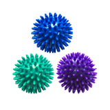 Maxbell 3 Pieces Spike Massage Balls Spiked Massager Rollers for Shoulder Back Feet Style G