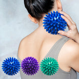 Maxbell 3 Pieces Spike Massage Balls Spiked Massager Rollers for Shoulder Back Feet Style G