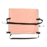 Maxbell Comfort Airplane Footrest Hammock Seat Cover Leg Rest for Flights Trains Bus Pink