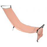 Maxbell Comfort Airplane Footrest Hammock Seat Cover Leg Rest for Flights Trains Bus Pink