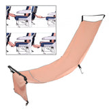 Maxbell Comfort Airplane Footrest Hammock Seat Cover Leg Rest for Flights Trains Bus Pink