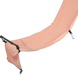 Maxbell Comfort Airplane Footrest Hammock Seat Cover Leg Rest for Flights Trains Bus Pink