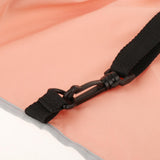 Maxbell Comfort Airplane Footrest Hammock Seat Cover Leg Rest for Flights Trains Bus Pink