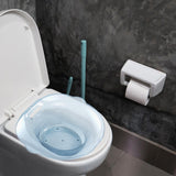 Maxbell Sitz Bath Basin for Toilet Wider Seating Area Hip Bath for Elderly Women Men Blue