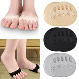 Maxbell Forefoot Metatarsal Cushion Comfortable Women Men Toe Spacers Forefoot Socks skin color