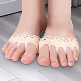 Maxbell Forefoot Metatarsal Cushion Comfortable Women Men Toe Spacers Forefoot Socks skin color