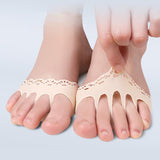 Maxbell Forefoot Metatarsal Cushion Comfortable Women Men Toe Spacers Forefoot Socks skin color
